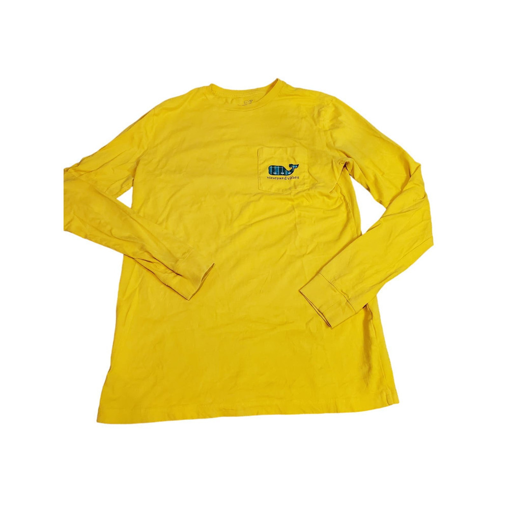 Mens XS Vineyard Vines FootBall Long Sleeve‎ Whale Shirt